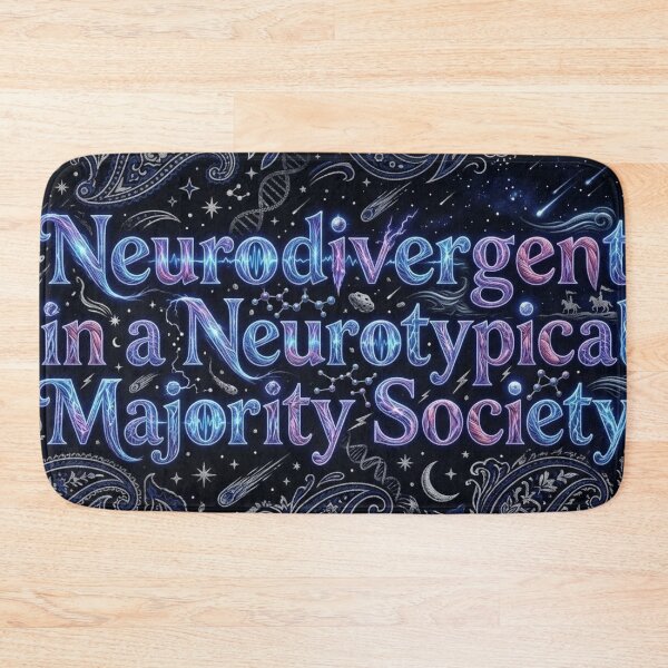Item preview, Worldly Quotes: Neurodivergent, Neurotypical designed and sold by Uniqueartai.