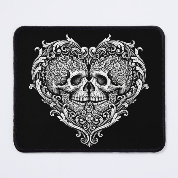 Item preview, Forever Haunted Shirt | Gothic Skull Love Tee | Haunted Romance Skeleton Graphic designed and sold by printedartgoods.