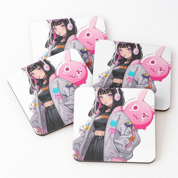 Item preview,     Cute Anime Gamer Girl Cyberpunk Style designed and sold by AnimDream .