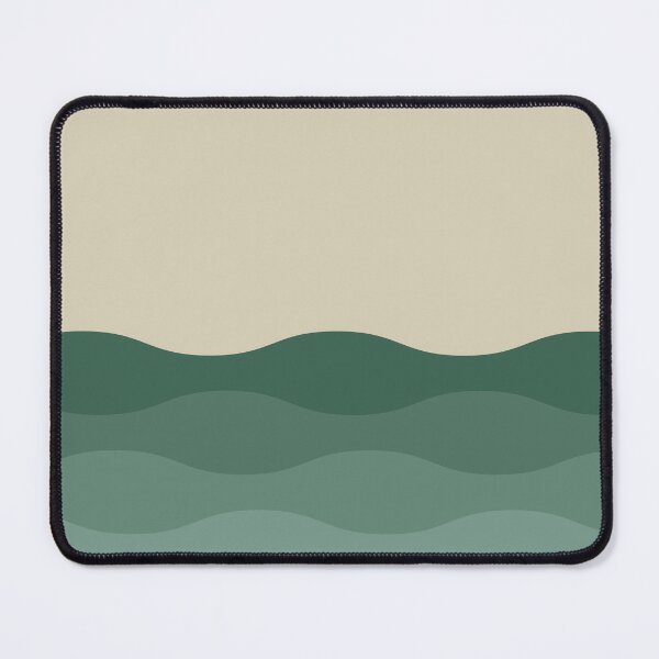 Item preview, Minimal Green Wave Wallpaper designed and sold by BengBenz.
