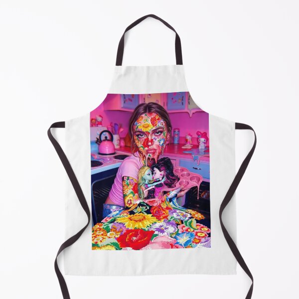 Item preview, Neon Pink Kitchen Lily-Rose Depp Pop Art designed and sold by y2kponyclub.