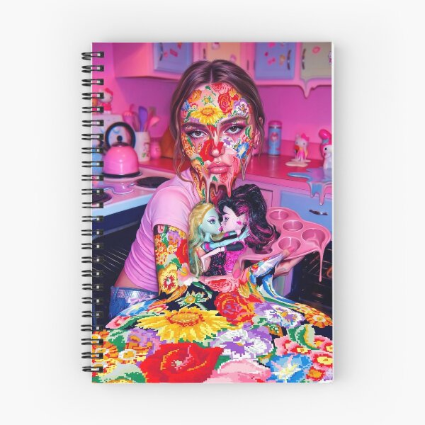 Item preview, Neon Pink Kitchen Lily-Rose Depp Pop Art designed and sold by y2kponyclub.