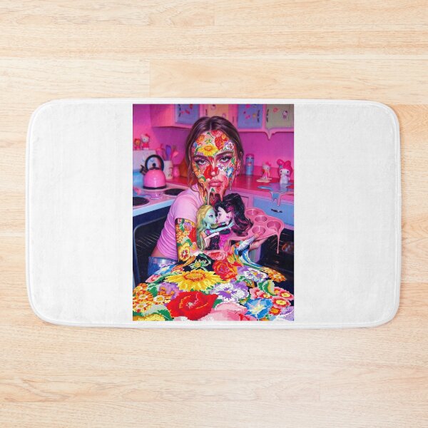 Item preview, Neon Pink Kitchen Lily-Rose Depp Pop Art designed and sold by y2kponyclub.