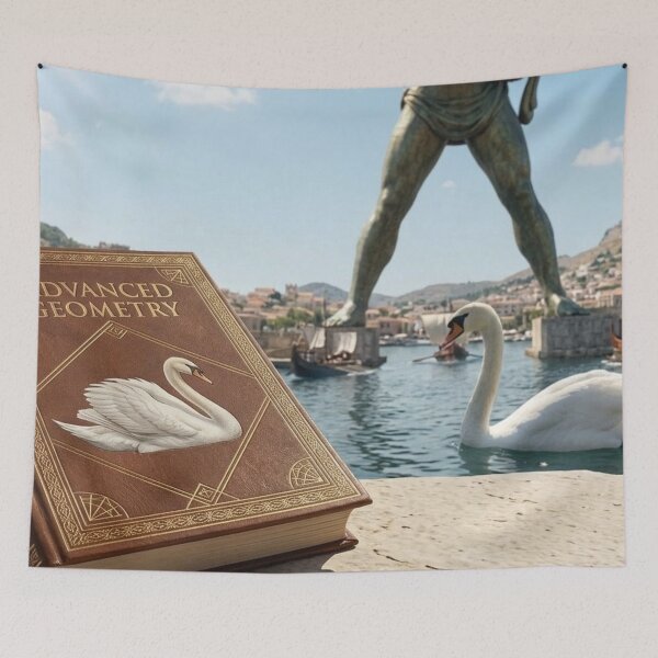 Item preview, Advanced Geometry at the Colossus of Rhodes designed and sold by Uniqueartai.