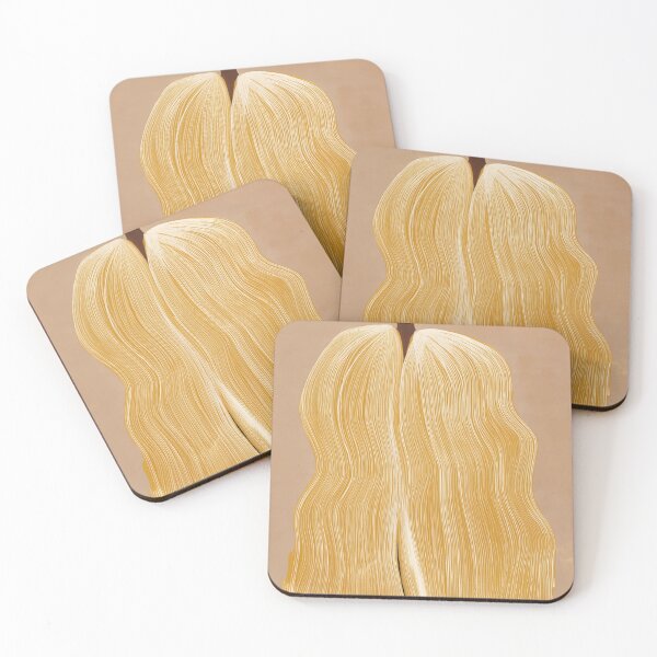 Item preview, Golden Fringe Coat Fashion Woman Painting designed and sold by Maisonsucces.