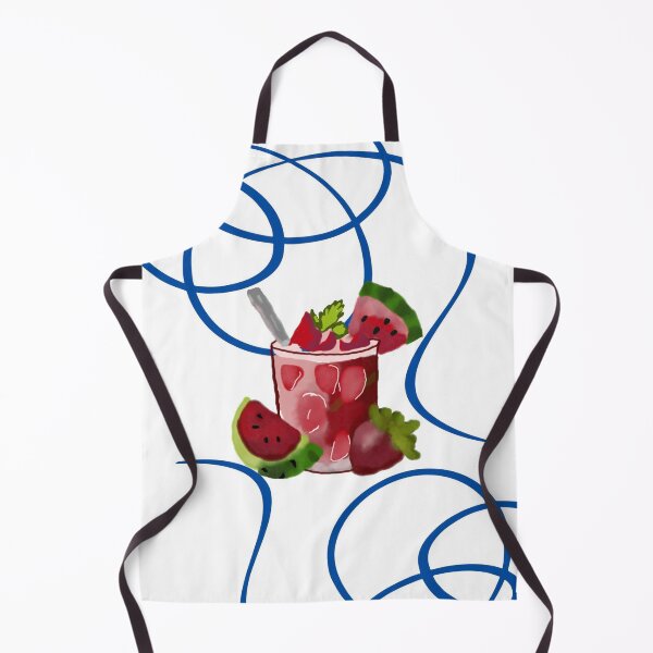 Item preview, Watermelon Cocktail Illustration — Fresh Summer Drink Design designed and sold by dremneaw.