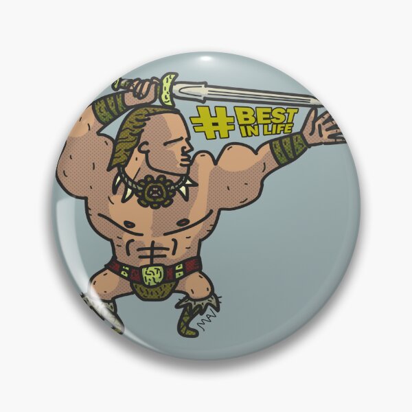 Item preview, Barbarian flexing with sword designed and sold by AlfreyArt.