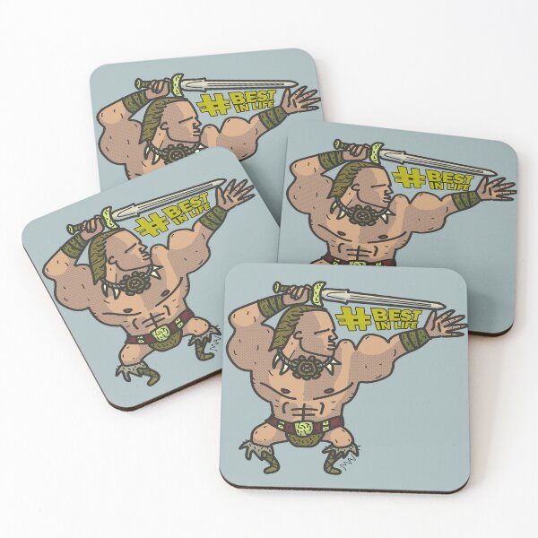 Item preview, Barbarian flexing with sword designed and sold by AlfreyArt.