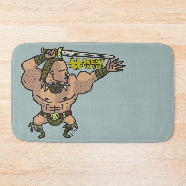 Item preview, Barbarian flexing with sword designed and sold by AlfreyArt.