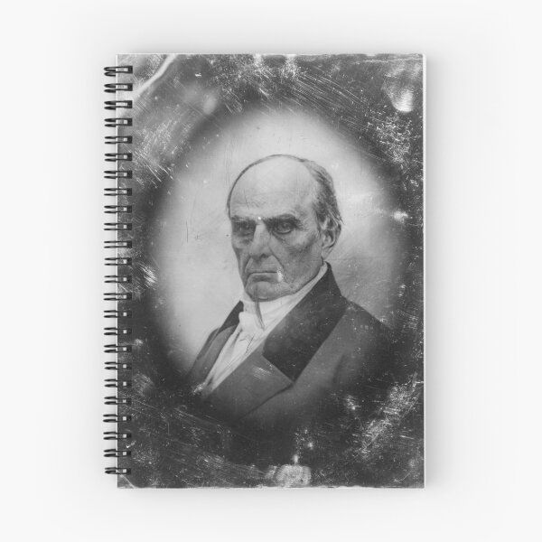 Item preview, The Piercing Gaze - Daniel Webster 1850 Daguerreotype - Dark Academia Vintage Portrait designed and sold by Mystral Art Studio.