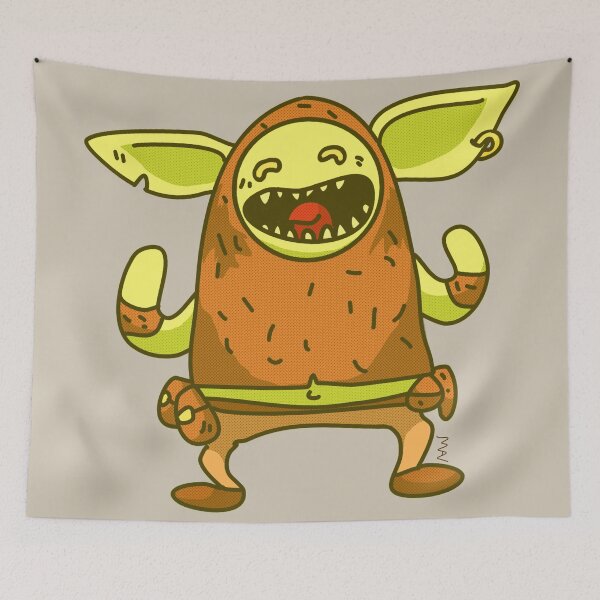 Item preview, A very, very excited glee goblin  designed and sold by AlfreyArt.