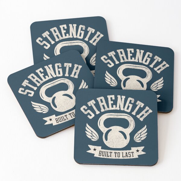 Item preview, Strength Built To Last Kettlebell Vintage Gym  designed and sold by NosandEdgy.