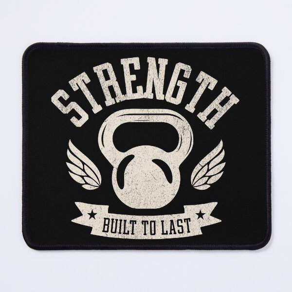 Item preview, Strength Built To Last Kettlebell Vintage Gym designed and sold by NosandEdgy.