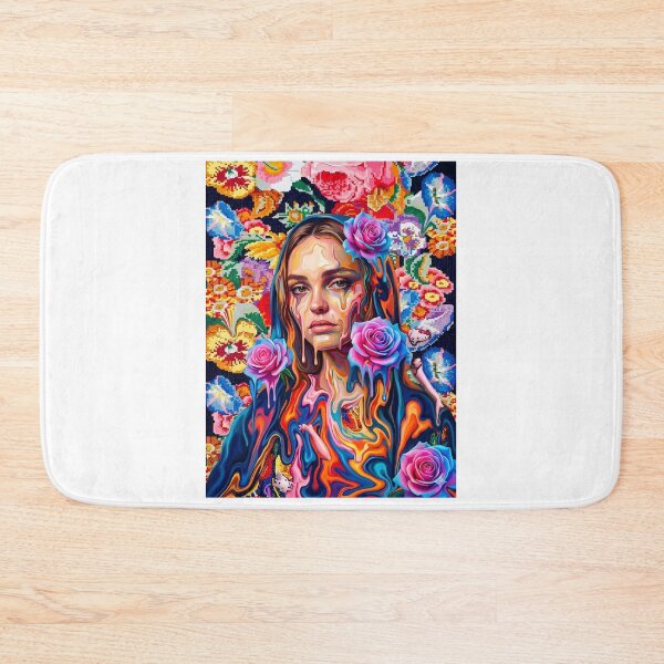 Item preview, Surreal Liquid Paint Rose Pop Art designed and sold by y2kponyclub.