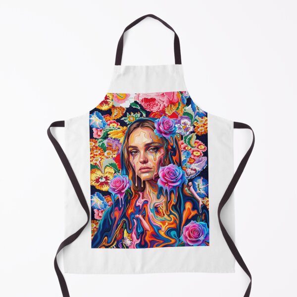 Item preview, Surreal Liquid Paint Rose Pop Art designed and sold by y2kponyclub.