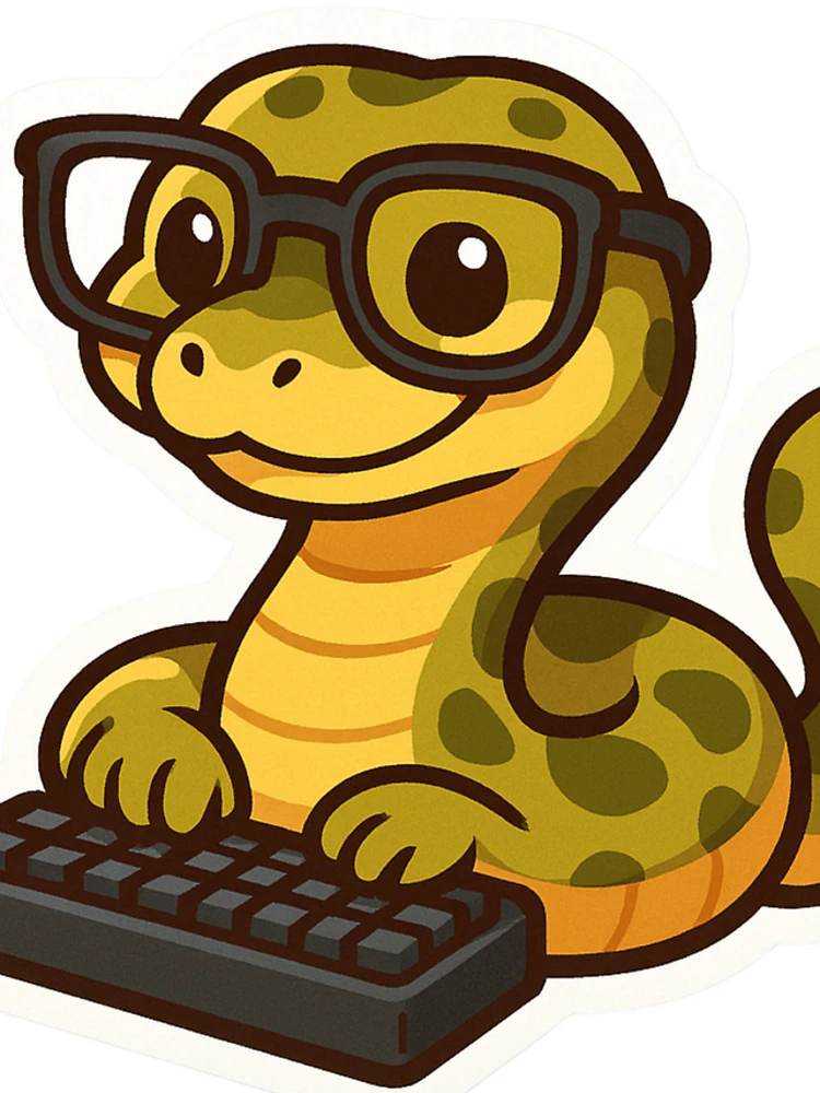 Thumbnail 4 of 4, iPhone Case, Cute Python Snake Programmer Coding designed and sold by pirestickers.