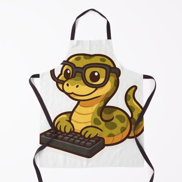 Item preview, Cute Python Snake Programmer Coding designed and sold by pirestickers.