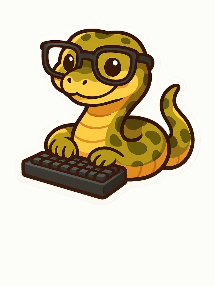 Thumbnail 6 of 6, Pullover Sweatshirt, Cute Python Snake Programmer Coding designed and sold by pirestickers.