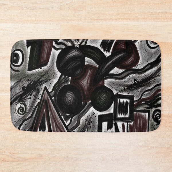 Item preview, Shape Riot Charcoal Sketch colorful geometric abstract design designed and sold by SmashingDeals.