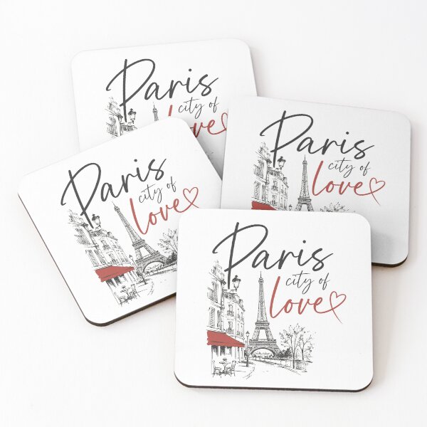 Item preview, Paris City of Love T-Shirt | Vintage Eiffel Tower Sketch Graphic Tee | European Aesthetic designed and sold by PryntedLabs.