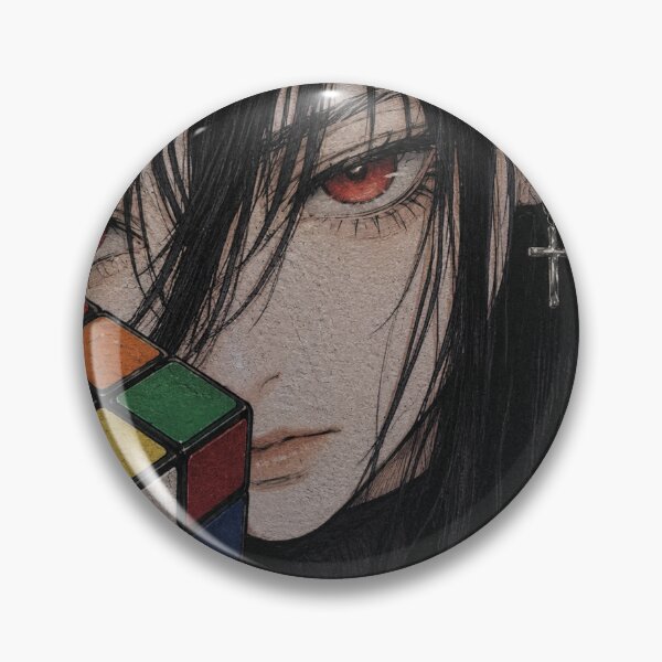 Item preview, Dark Anime Girl With Rubik’s Cube designed and sold by HeyChickasClubX.
