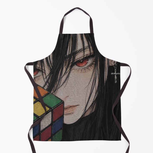 Item preview, Dark Anime Girl With Rubik’s Cube designed and sold by HeyChickasClubX.