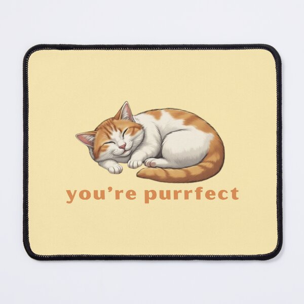 Item preview, You're purrfect - Cute Pun | TeeHee Puns Funny Design designed and sold by TeeHee Puns.