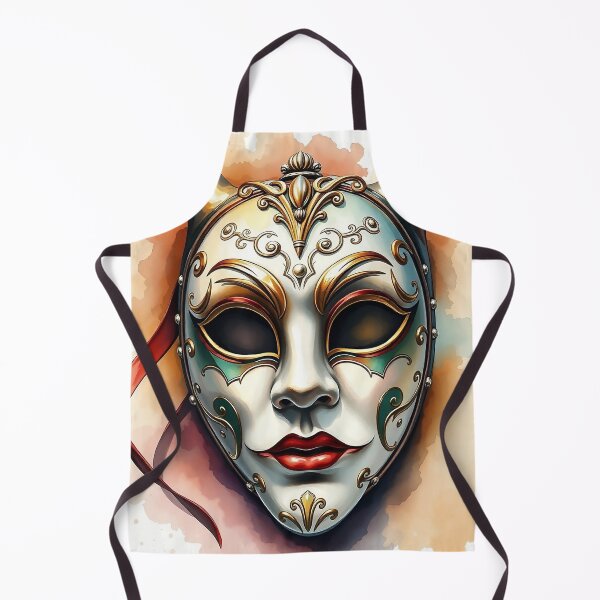 Item preview, Detailed Venetian Mask | Watercolor Style designed and sold by UnhingedBird.