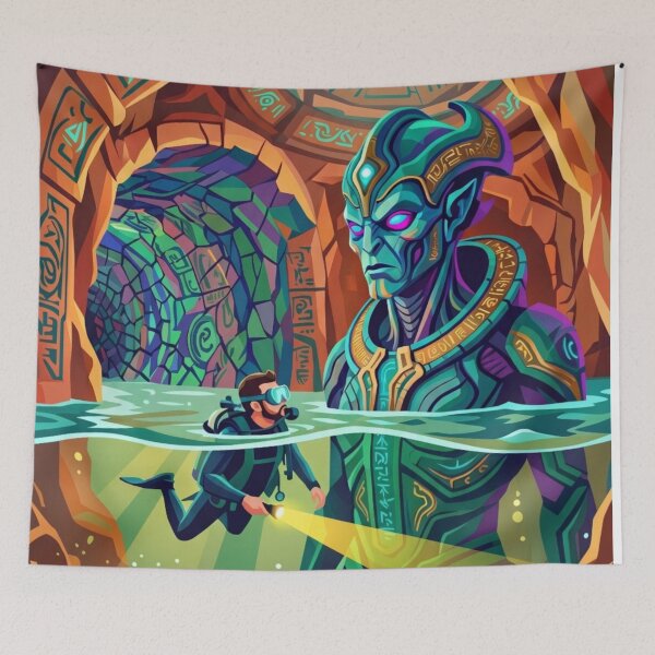 Item preview, Alien imagination designed and sold by PP&RAINBOW SHOP.