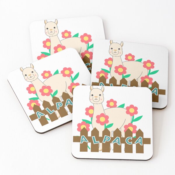 Item preview, Cute Alpaca in Flower Garden designed and sold by SulariTDsign.