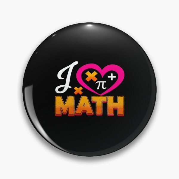 Item preview, I Love Math Design • Colorful Math Symbols Heart • Fun STEM Aesthetic for Students & Teachers designed and sold by Bright Nest Studio.