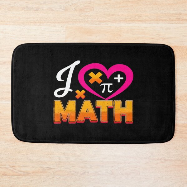 Item preview, I Love Math Design • Colorful Math Symbols Heart • Fun STEM Aesthetic for Students & Teachers designed and sold by Bright Nest Studio.