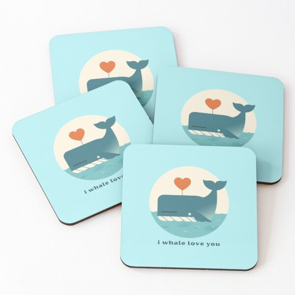 Item preview, I Whale Love You - Cute Pun | TeeHee Puns Funny Design designed and sold by TeeHee Puns.