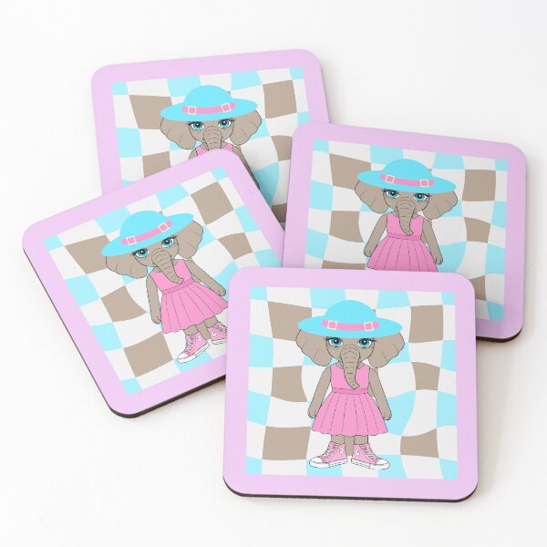 Item preview, cute elephant girl designed and sold by Aimetoi.