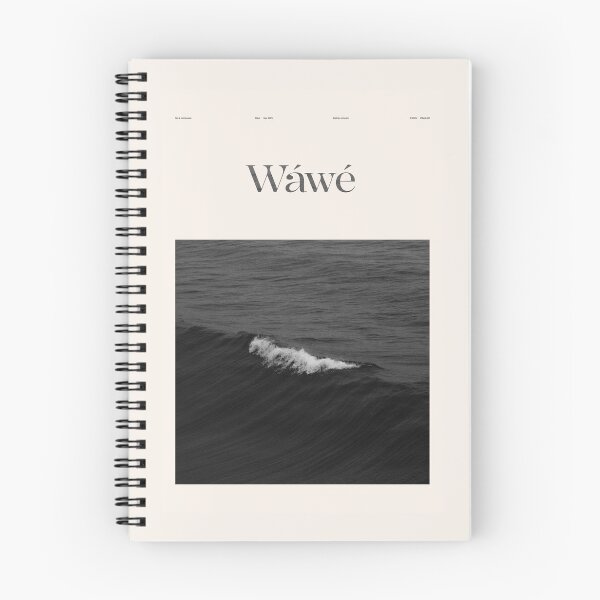 Item preview, Wáwé | Funny Ocean Poster | Absurdist Wall Art | Minimal Black and White Print designed and sold by ENNUI.AM.