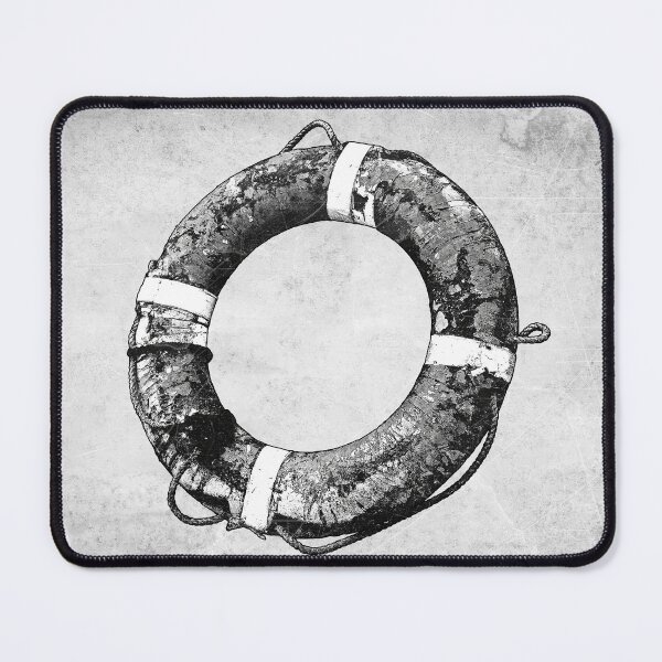 Item preview, Weathered Life Preserver Ring Maritime Survival Gear designed and sold by Ghoul Enterprises.