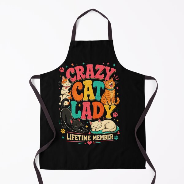 Item preview, "Crazy Cat Lady Lifetime Member T-Shirt - Funny Cat Lover Gift" designed and sold by HassanAhmed6666.