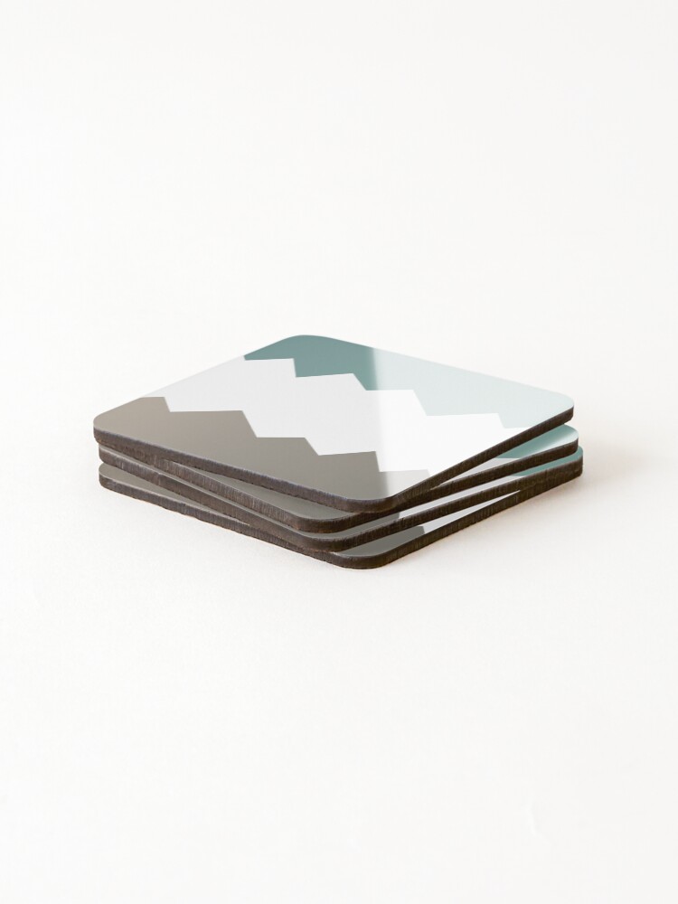 Thumbnail 4 of 5, Coasters (Set of 4), Snover Pattern designed and sold by InkishKingdoms.