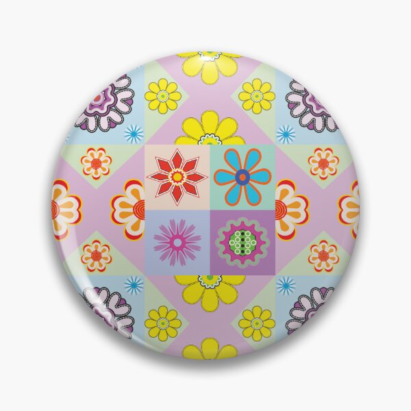 Item preview, Floral abstract geometric seamless pattern designed and sold by ChaReePat.