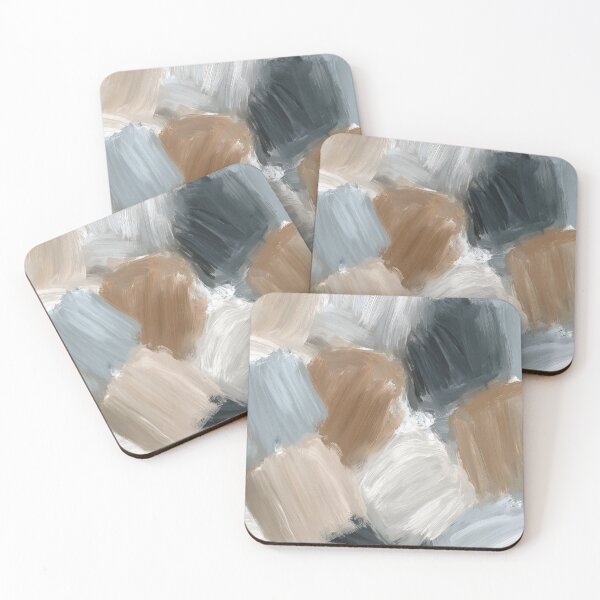 Item preview, Large Abstract Neutral Farmhouse Painting designed and sold by Maisonsucces.