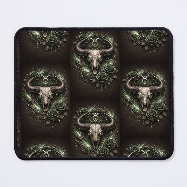 Item preview, Gothic Taurus Zodiac Tattoo | Dark Bull Skull Astrology | Taurus Zodiac Sign designed and sold by Bonitivity Zodiacs.