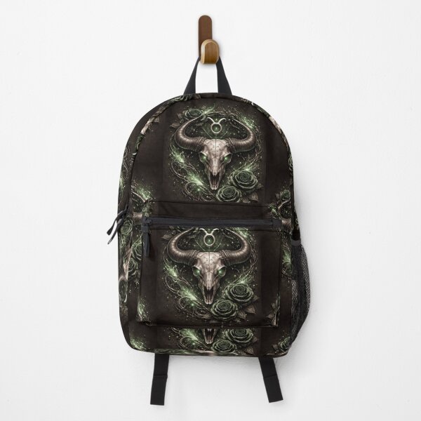 Item preview, Gothic Taurus Zodiac Tattoo | Dark Bull Skull Astrology | Taurus Zodiac Sign designed and sold by Bonitivity Zodiacs.