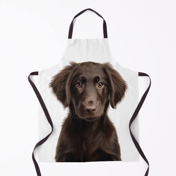 Item preview, Adorable Flat-coated Retriever Pup for Cute Flattie Puppy lovers designed and sold by LazyOwlStore.