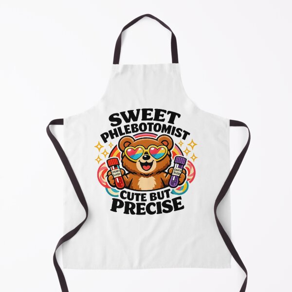 Item preview, Cute Bear Phlebotomist Retro Candy Meme Sticker – Sweet Medical Lab Tech Gift for National Phlebotomists Recognition Week designed and sold by ClinicalHubs.