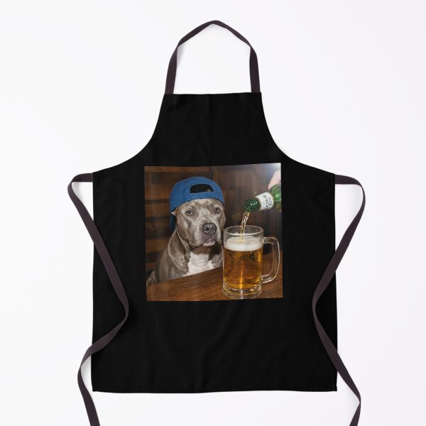 Item preview, Pit Bull Drinking Beer Funny Dog Meme  designed and sold by Bralipse.