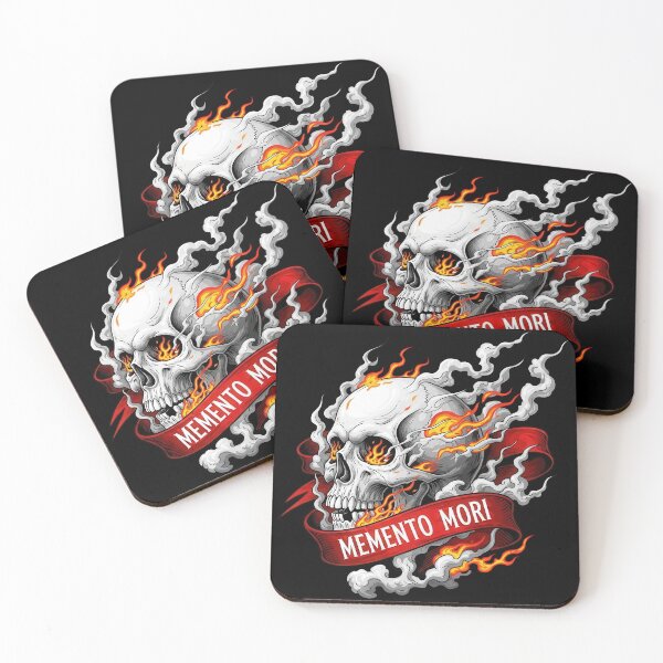 Item preview, Memento Mori Skull and Smokes Flame designed and sold by nuel-art.