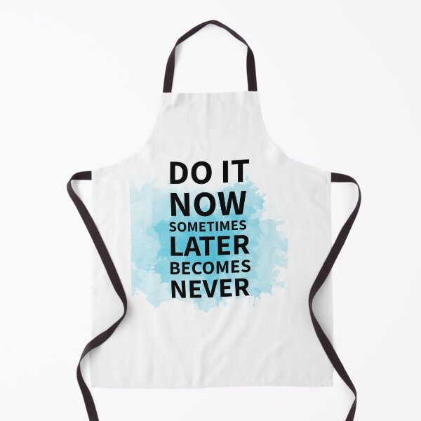 Item preview, Do It Now: Motivational Blue Watercolor Typography designed and sold by jttrends.