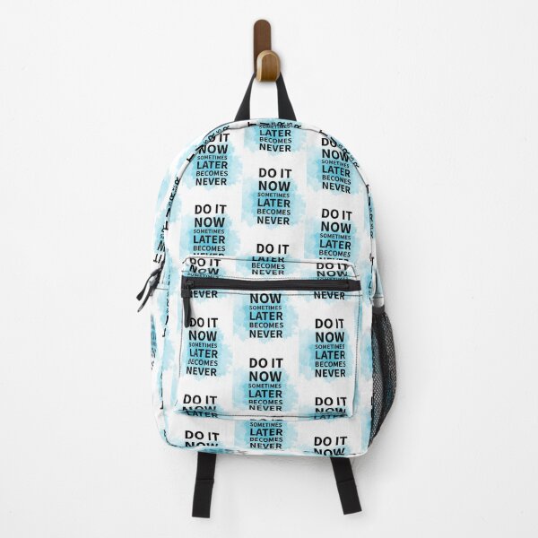 Item preview, Do It Now: Motivational Blue Watercolor Typography designed and sold by jttrends.
