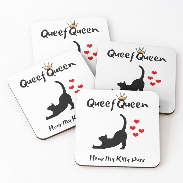 Item preview, Queef Queen Hear My Kitty Purr - Inappropriate Cat Meme Design designed and sold by GaMaDesing.