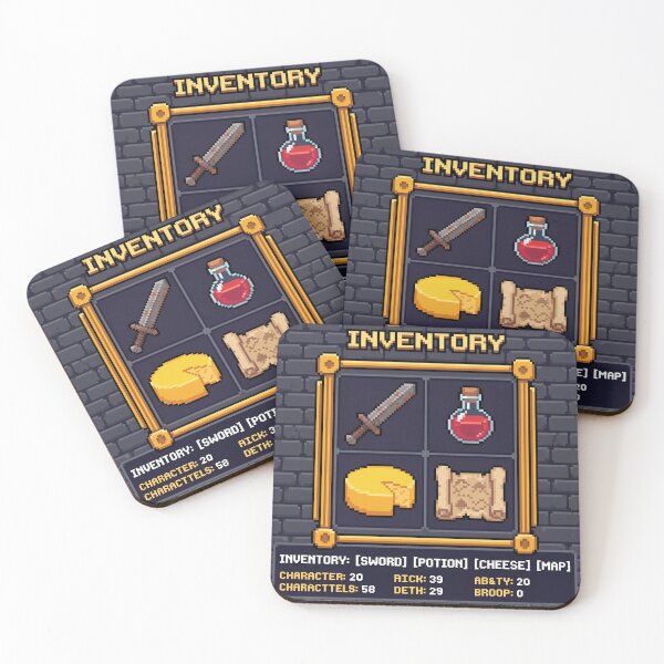 Item preview, 16-Bit Pixel Art RPG Fantasy Inventory Screen designed and sold by ryanguas.